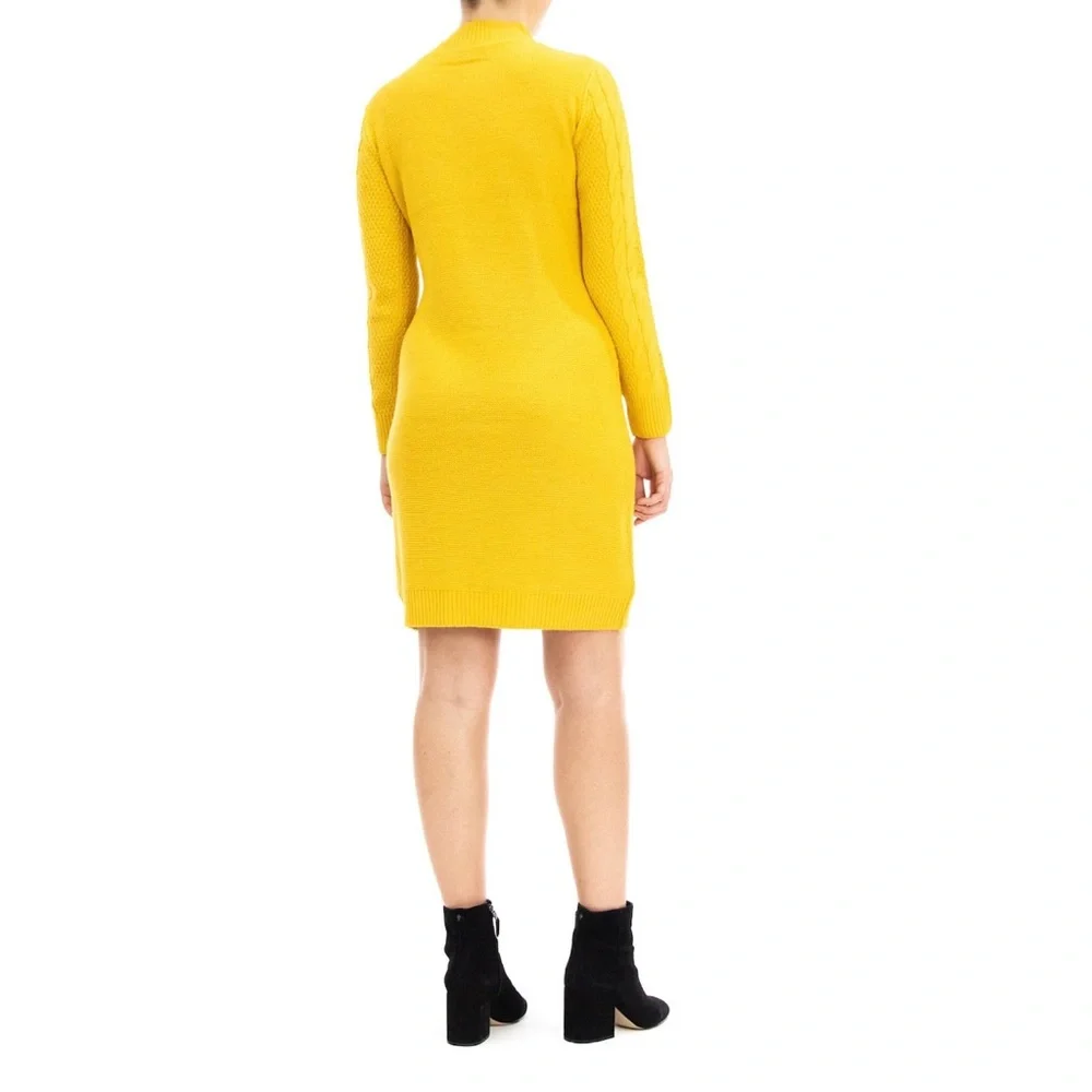 NWT Nina Leonard Cable-Knit Sweater Dress Size XL - Picture 2 of 7